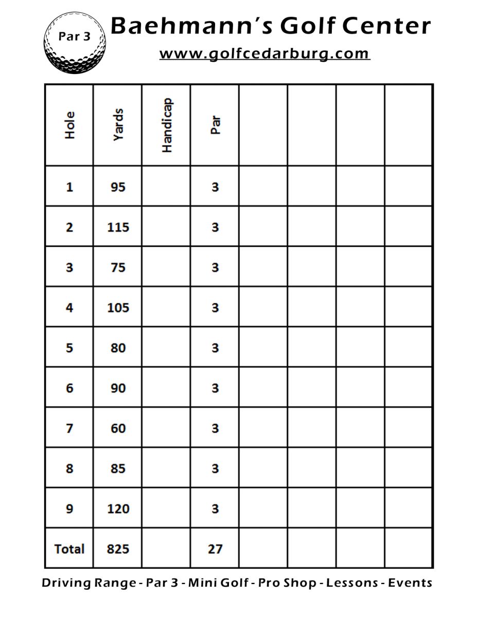 Baehmanns-golf-scorecard-front